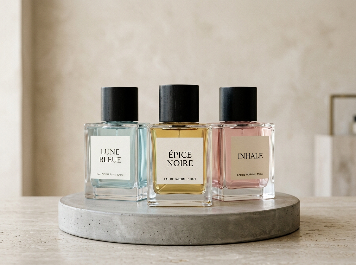 Boutique perfume aesthetic